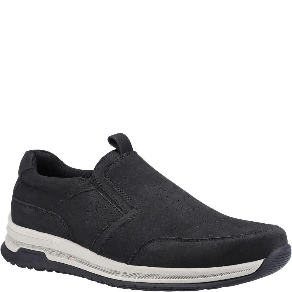 Schwarze Nubuck Cole Schlupfschuhe