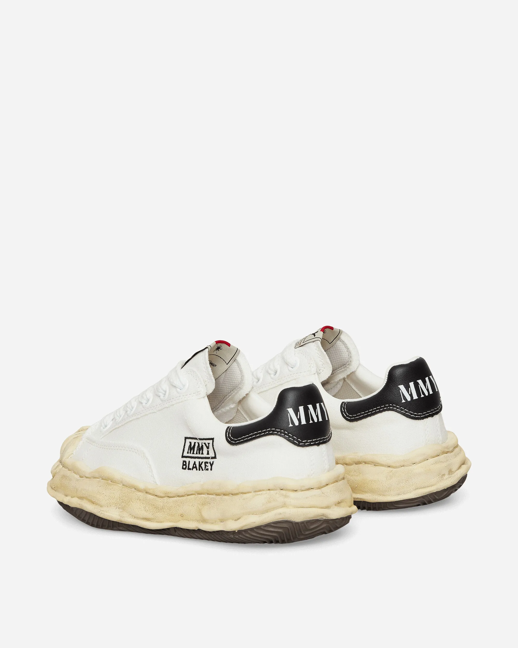 Blakey OG gefärbte Sohle Canvas Low Sneakers Weiß