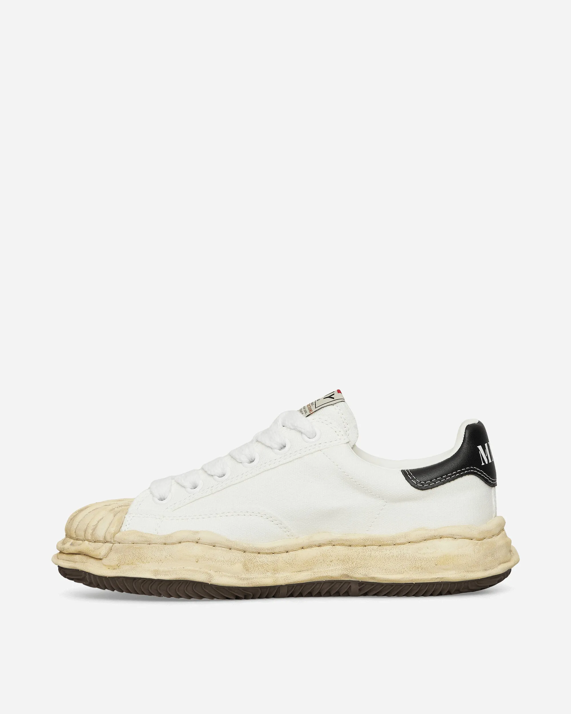 Blakey OG gefärbte Sohle Canvas Low Sneakers Weiß