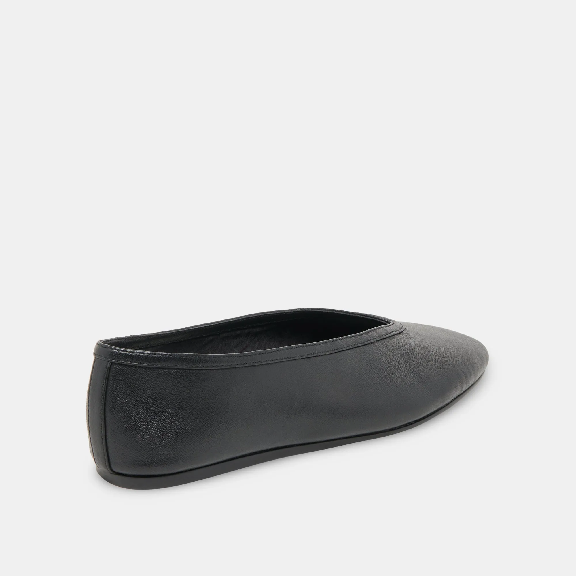 BRAIDY BALLETFLATS AUS SCHWARZEM LEDER