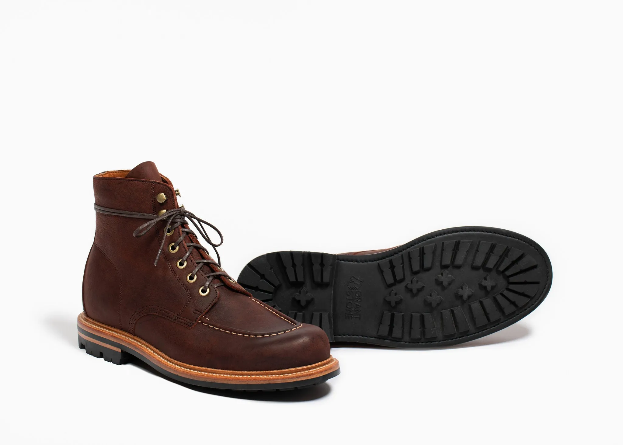 Brass Boot / Dunkelburgunder Kudu