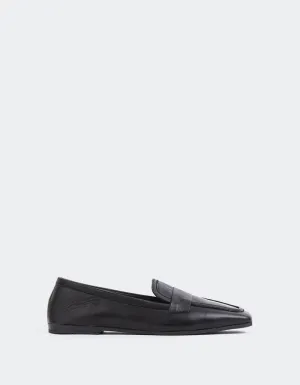 Brescia Leder in Schwarz