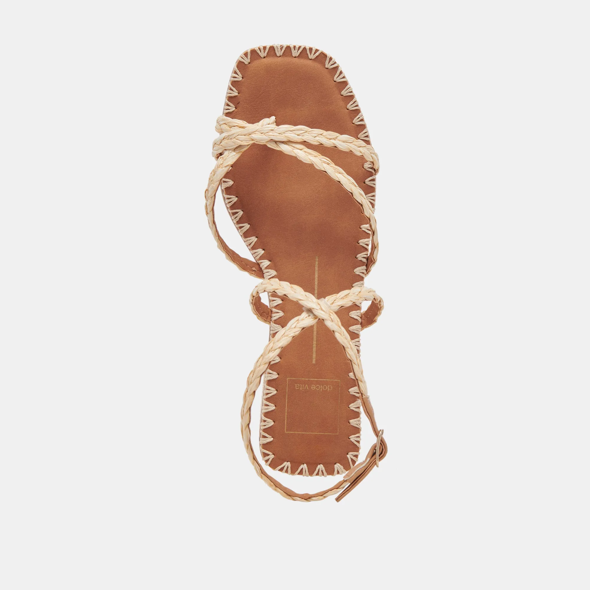 BRINN SANDALES LT NATURRAFFIA