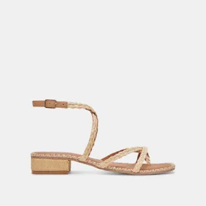BRINN SANDALES LT NATURRAFFIA