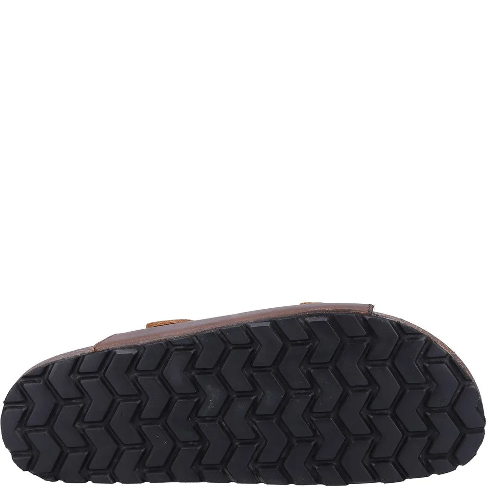 Braune Nash-Sandalen mit Riemchen