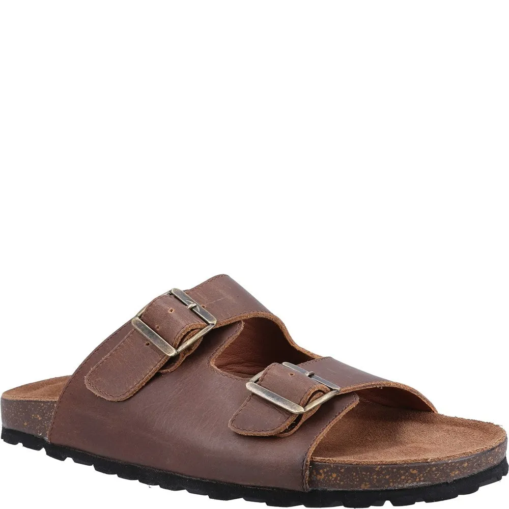 Braune Nash-Sandalen mit Riemchen