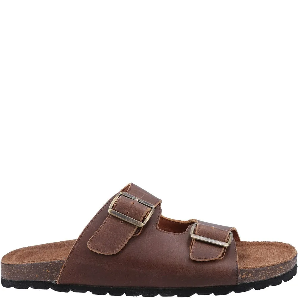 Braune Nash-Sandalen mit Riemchen