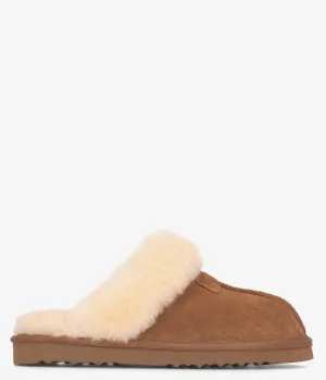 Burleigh Scuff Slide Schaffell Pantoffel - Damen