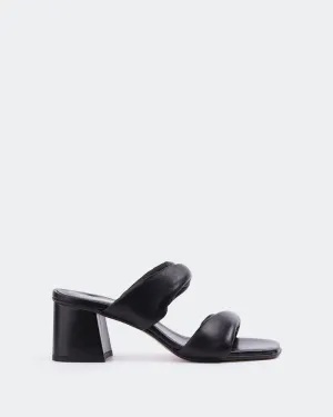 Busto Leder in Schwarz