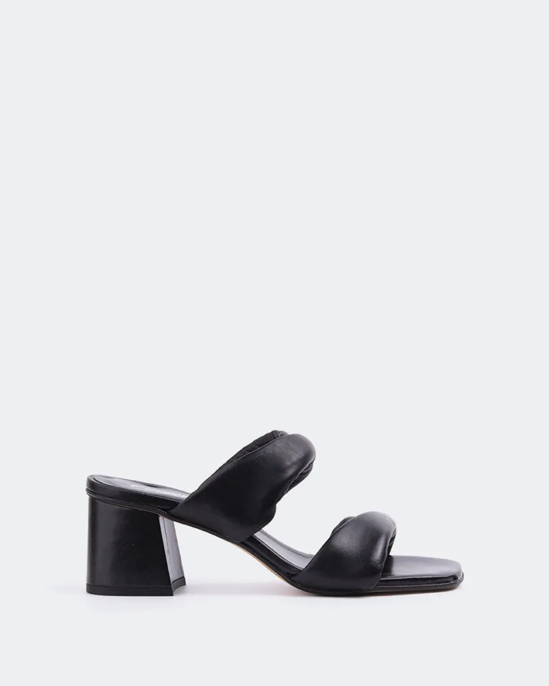 Busto Leder in Schwarz