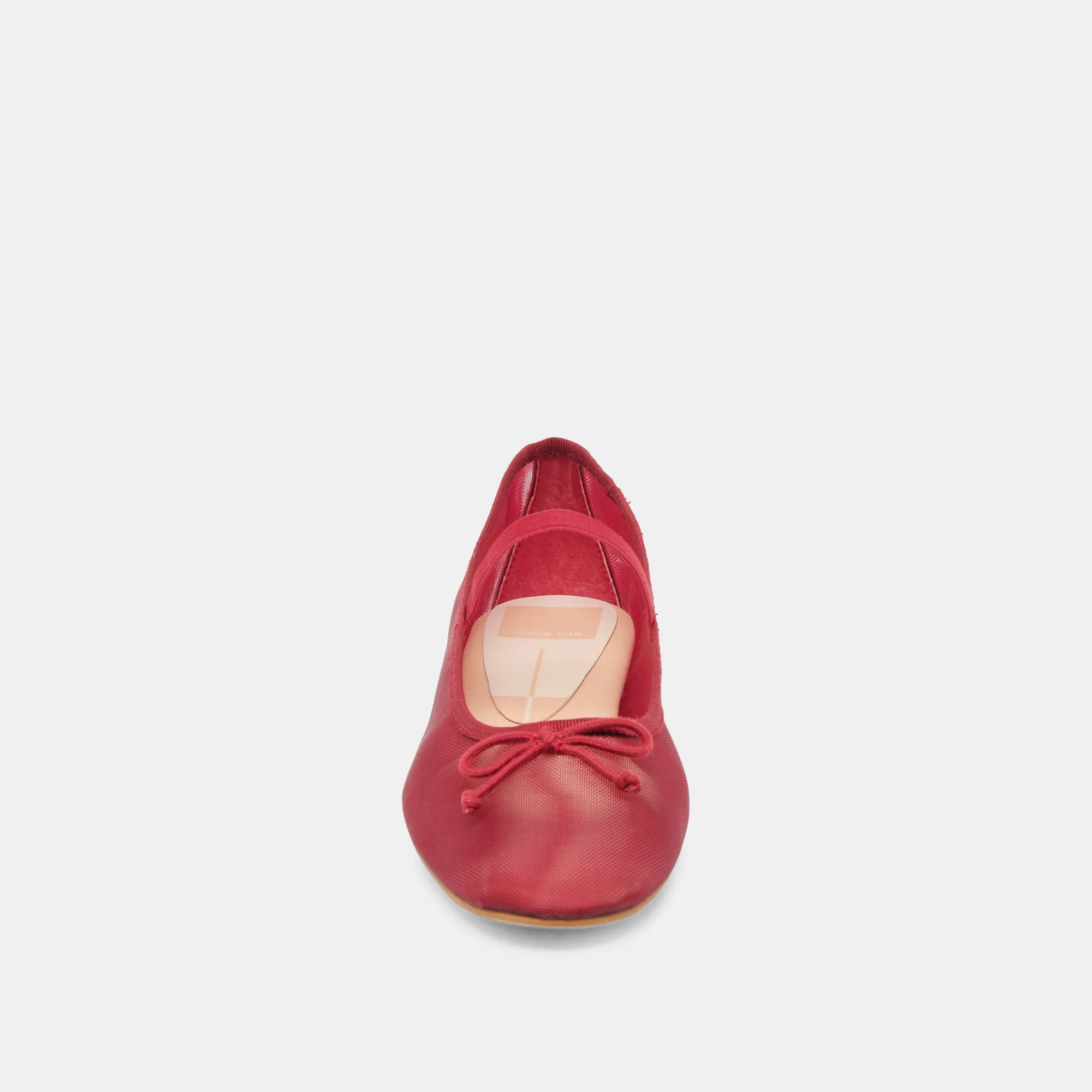 CADEL BALLET FLATS KARMESINROTES NETZ