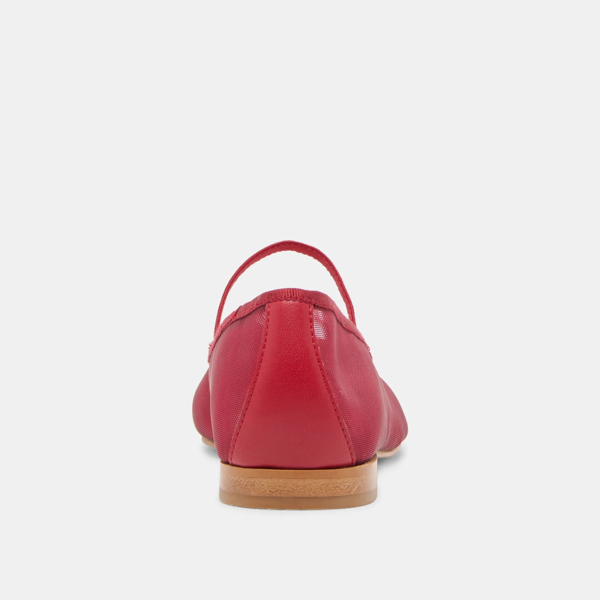 CADEL BALLET FLATS KARMESINROTES NETZ