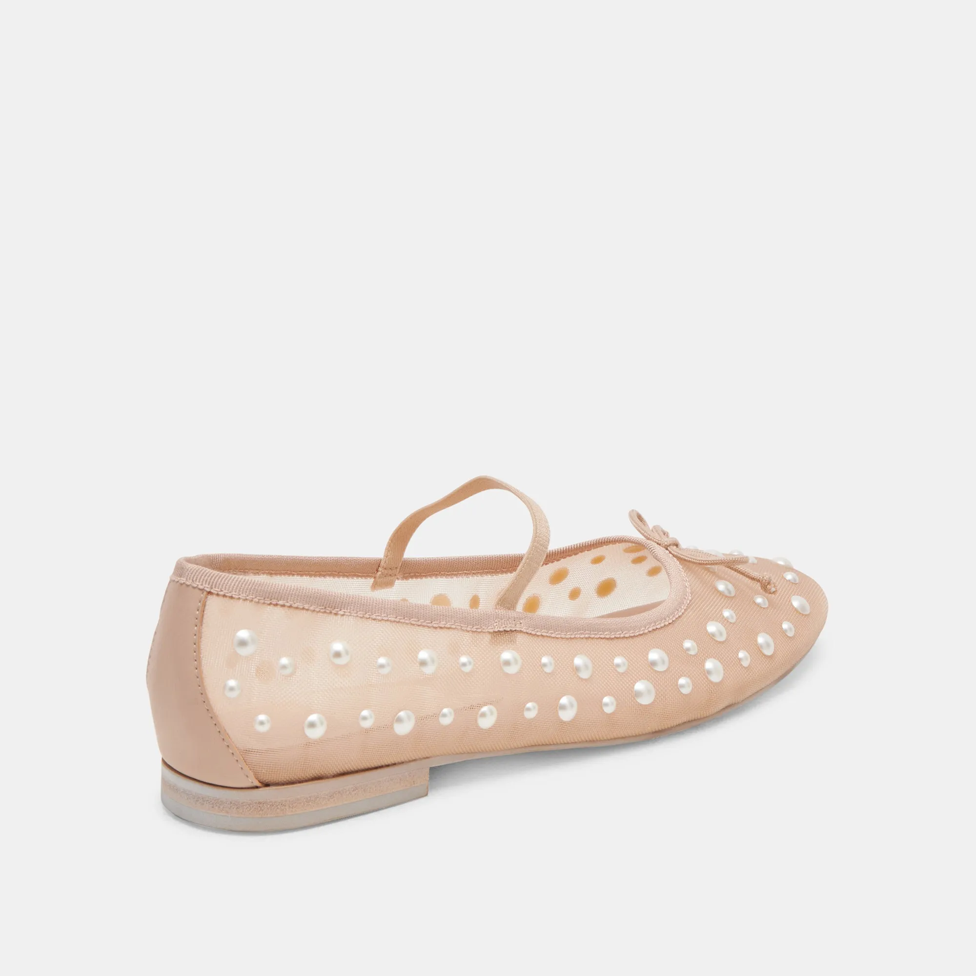 CADEL PEARL BALLETTFLATS ROSÉ MESH