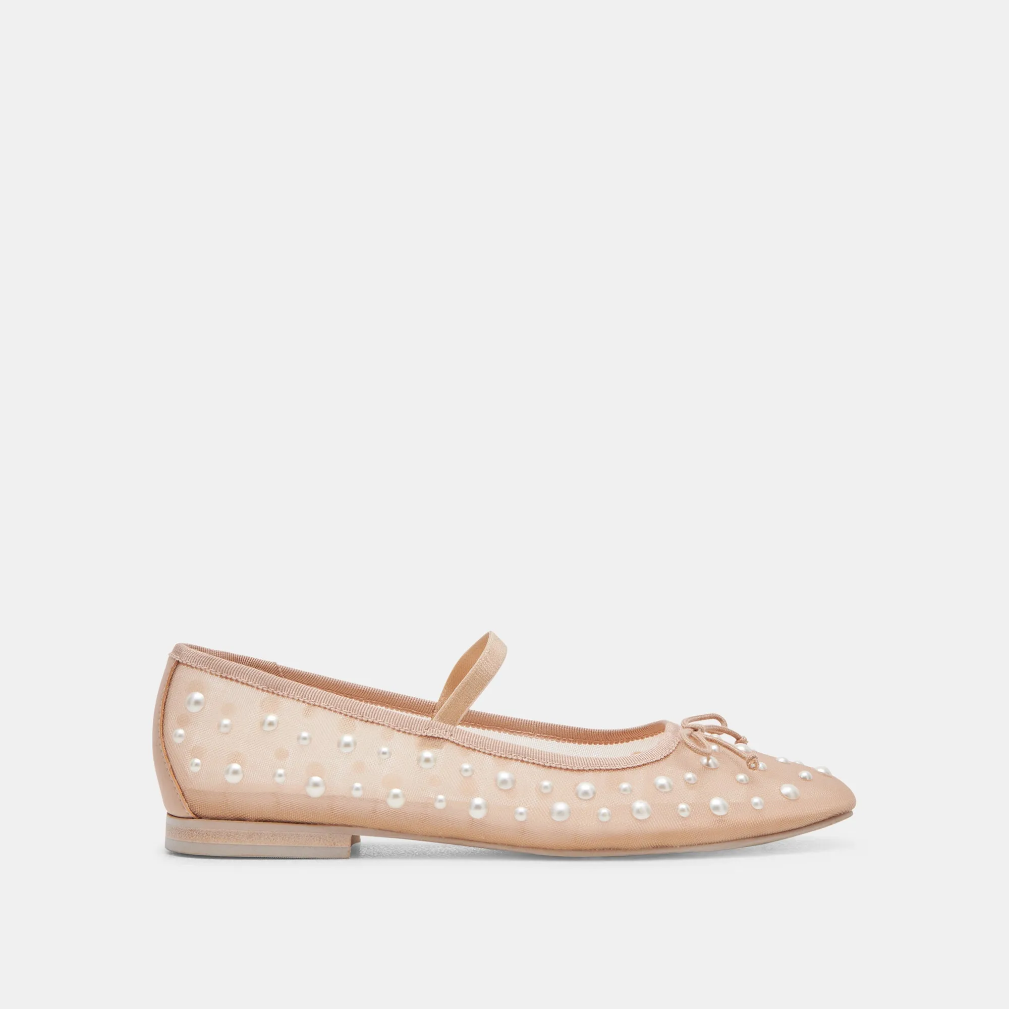 CADEL PEARL BALLETTFLATS ROSÉ MESH