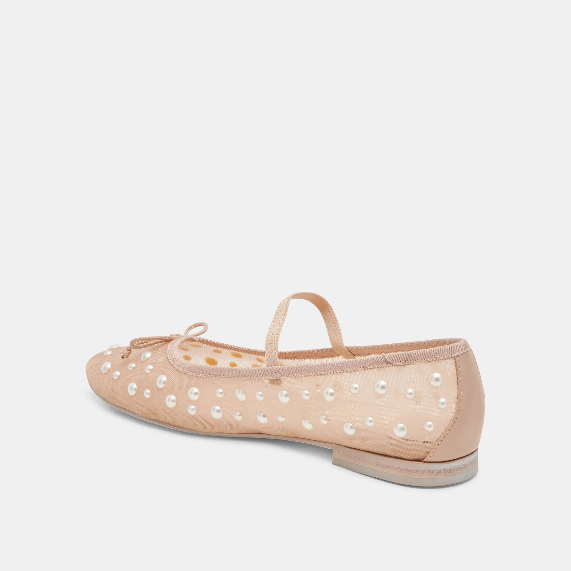 CADEL PEARL BALLETTFLATS ROSÉ MESH