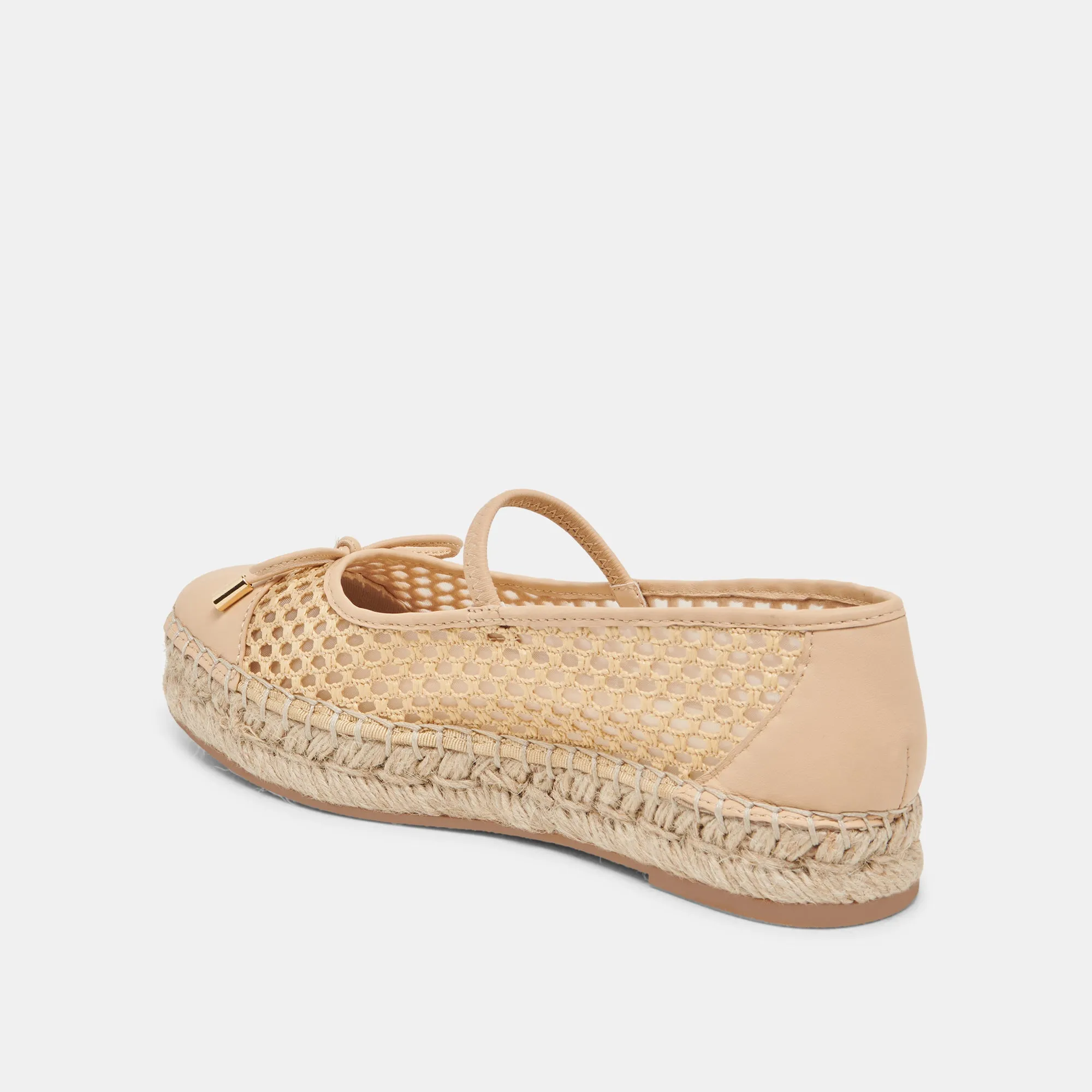 CAMBRE BALLET FLATS LT NATURAL GEWEBTES MESH