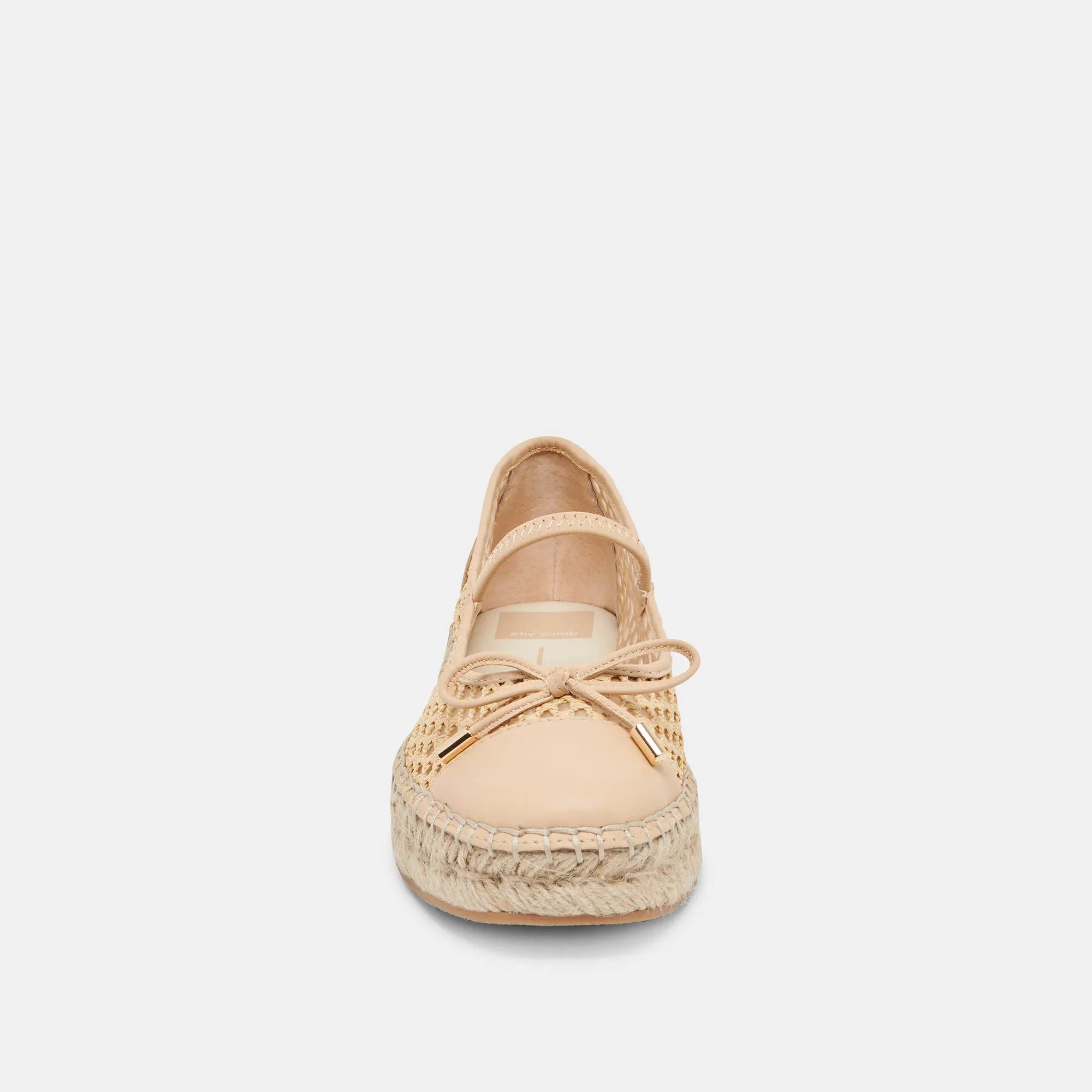 CAMBRE BALLET FLATS LT NATURAL GEWEBTES MESH