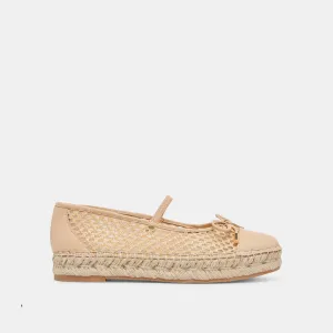 CAMBRE BALLET FLATS LT NATURAL GEWEBTES MESH