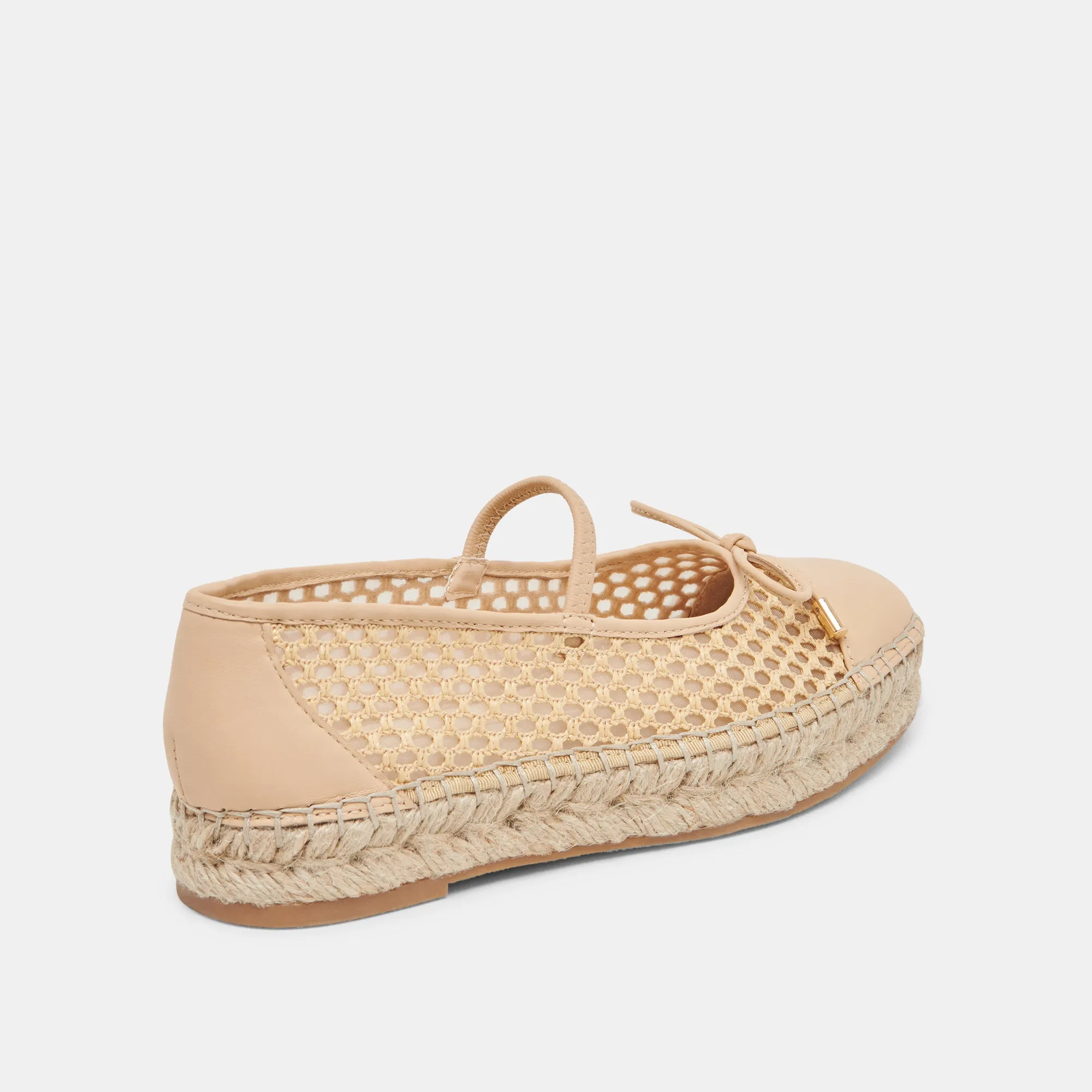 CAMBRE BALLET FLATS LT NATURAL GEWEBTES MESH