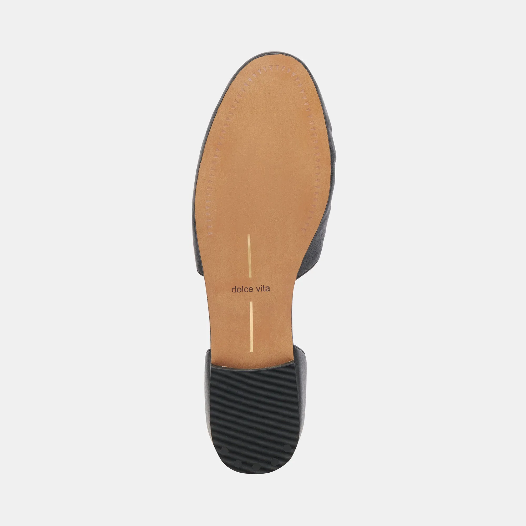 CANCUN BALLETFLATS AUS SCHWARZEM LEDER