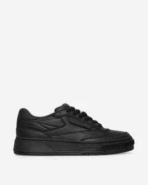 Club C Leder-Sneakers Schwarz