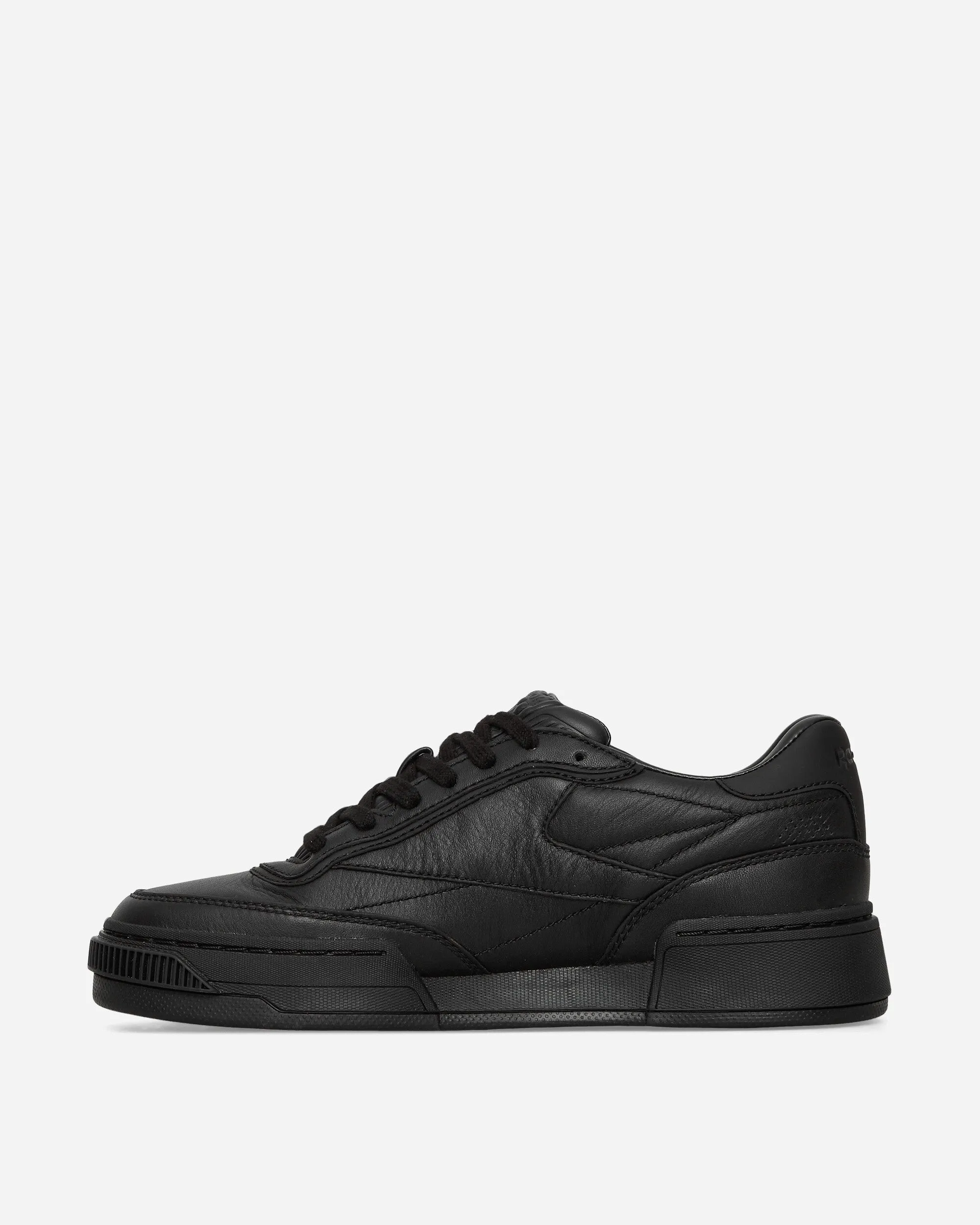 Club C Leder-Sneakers Schwarz