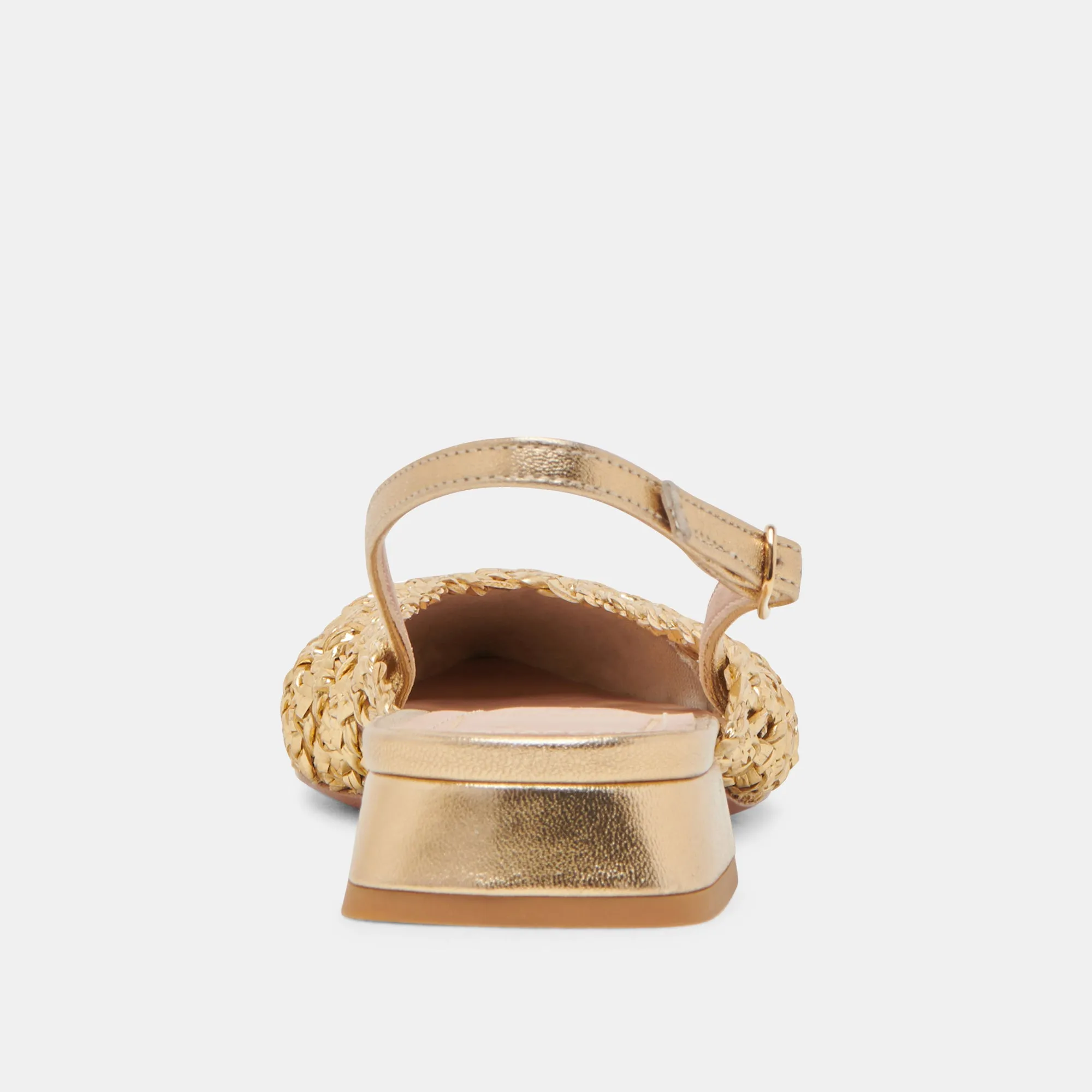 CYNDI FLATS GOLD GEWEBT