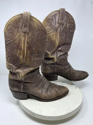 Dan Post Größe 10,5 Braune Cowboystiefel