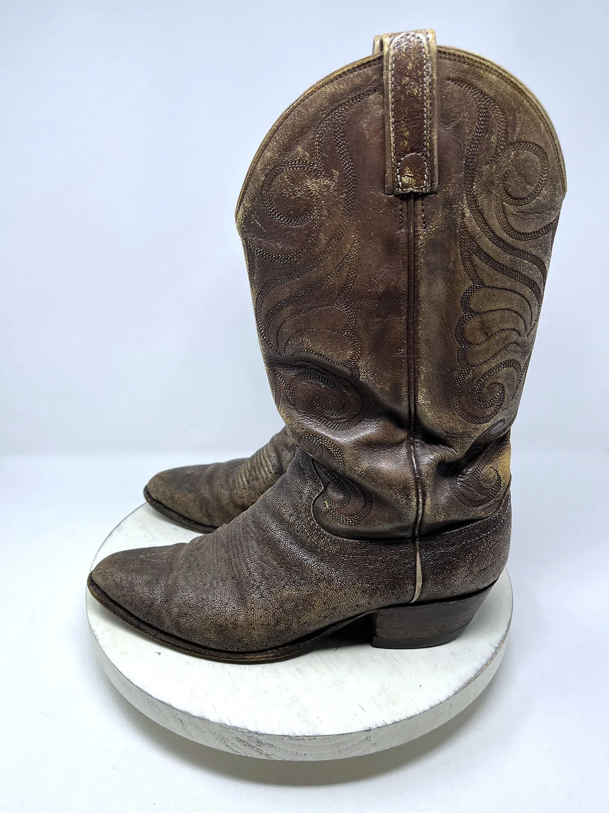 Dan Post Größe 10,5 Braune Cowboystiefel