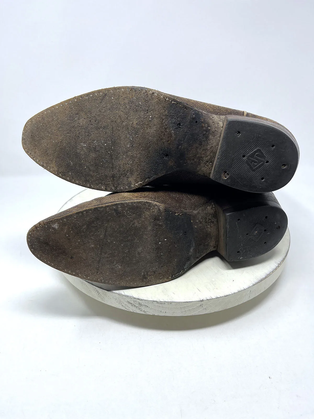 Dan Post Größe 10,5 Braune Cowboystiefel