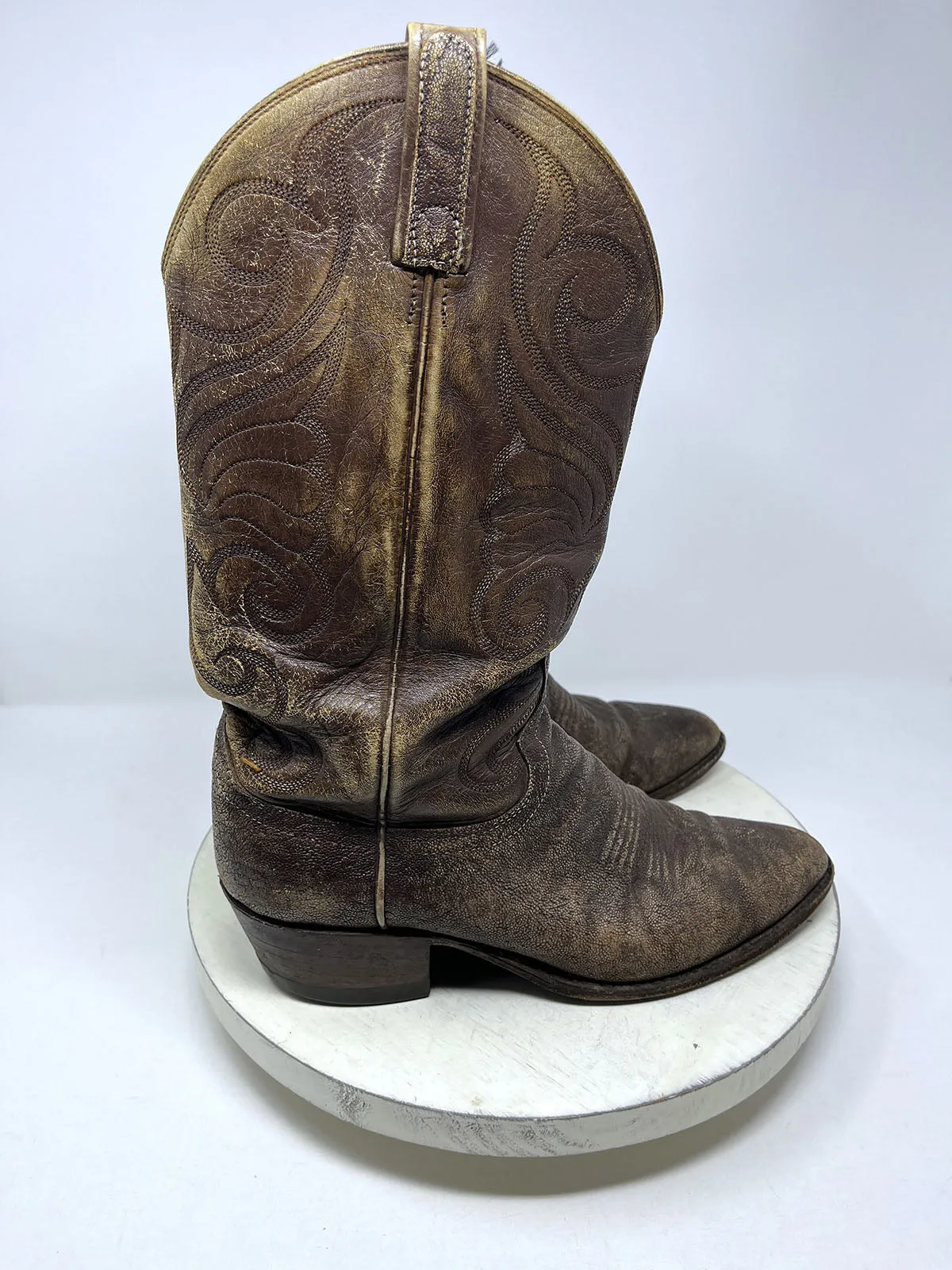 Dan Post Größe 10,5 Braune Cowboystiefel
