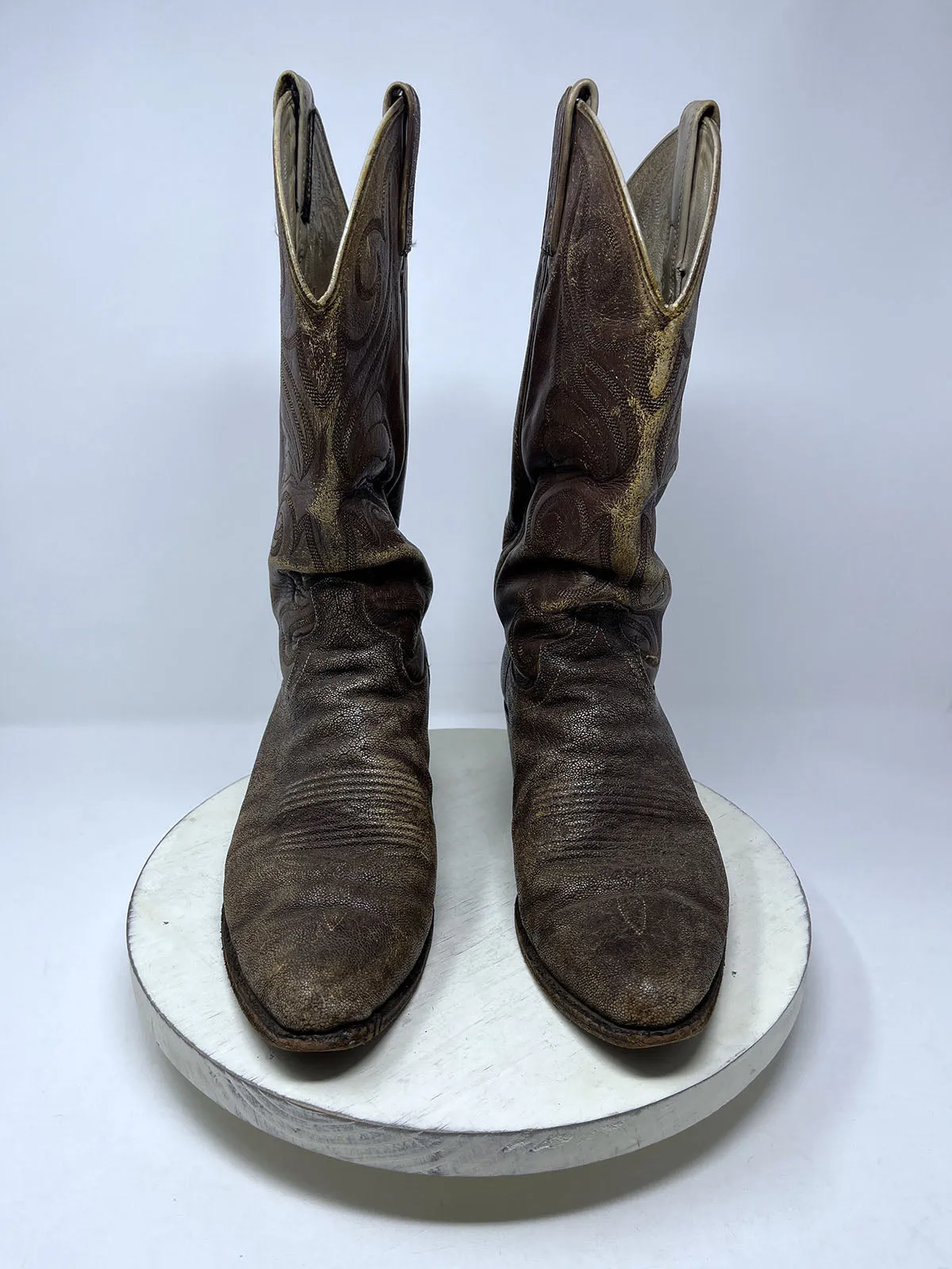 Dan Post Größe 10,5 Braune Cowboystiefel