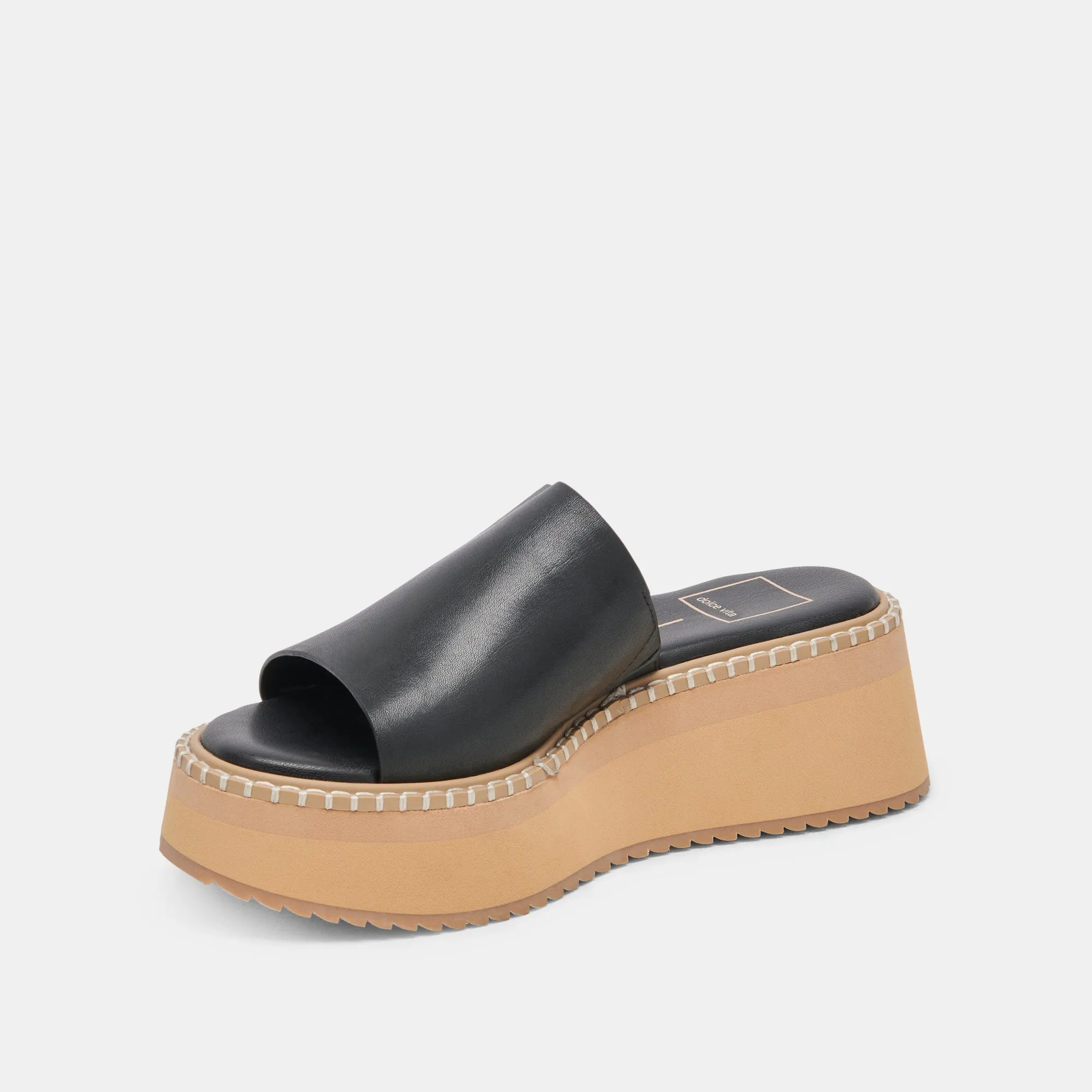 DARCEL SANDALETTEN AUS SCHWARZEM LEDER