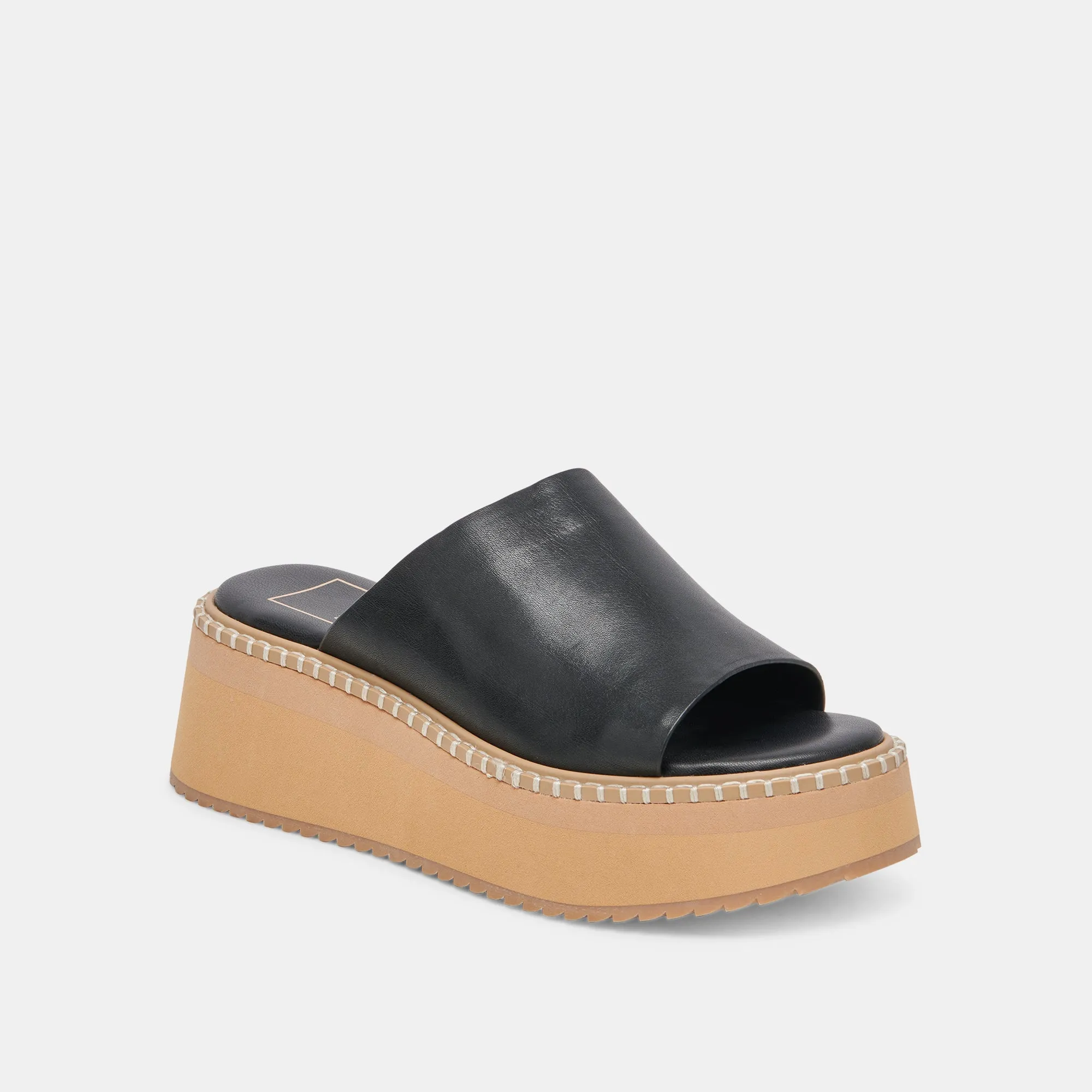 DARCEL SANDALETTEN AUS SCHWARZEM LEDER