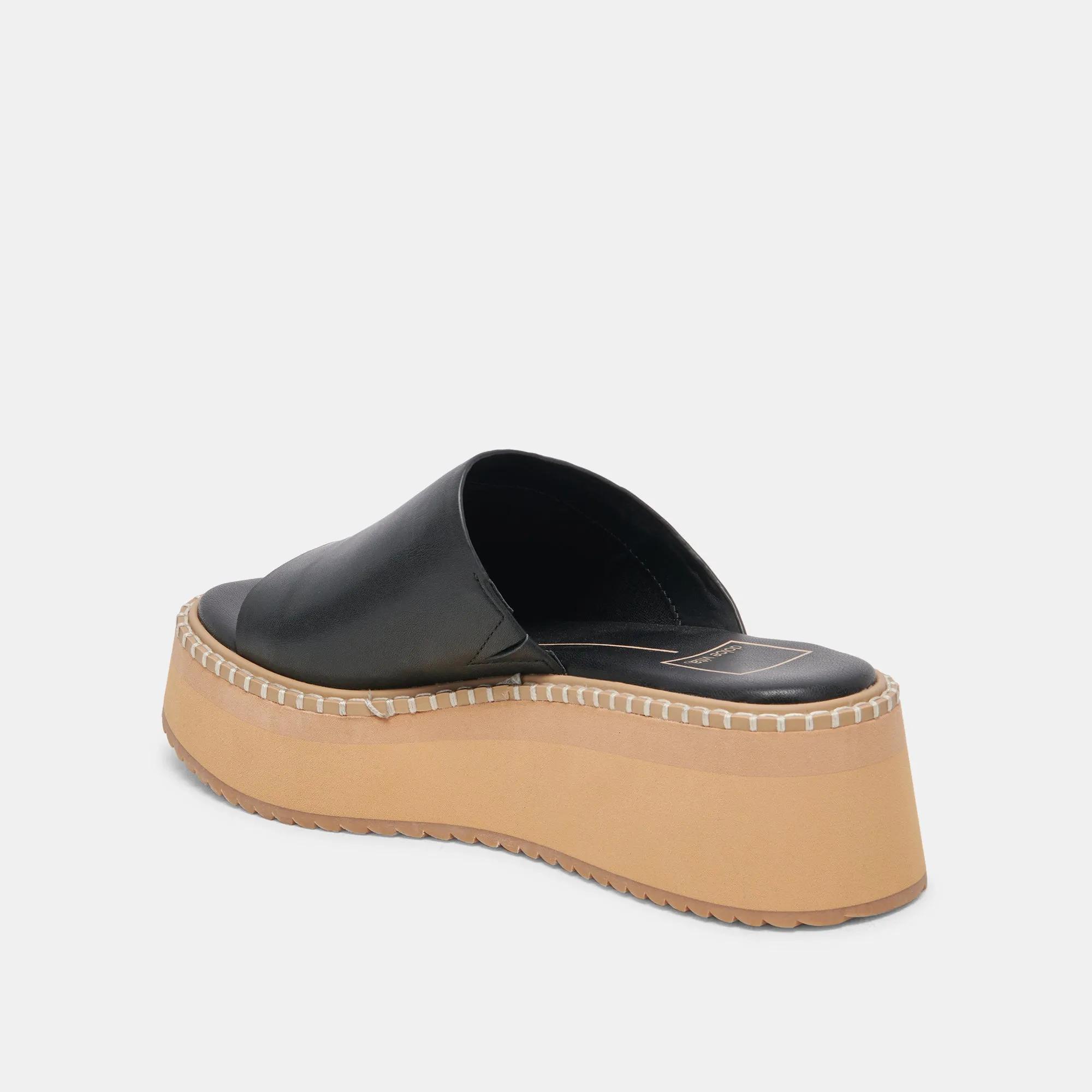 DARCEL SANDALETTEN AUS SCHWARZEM LEDER