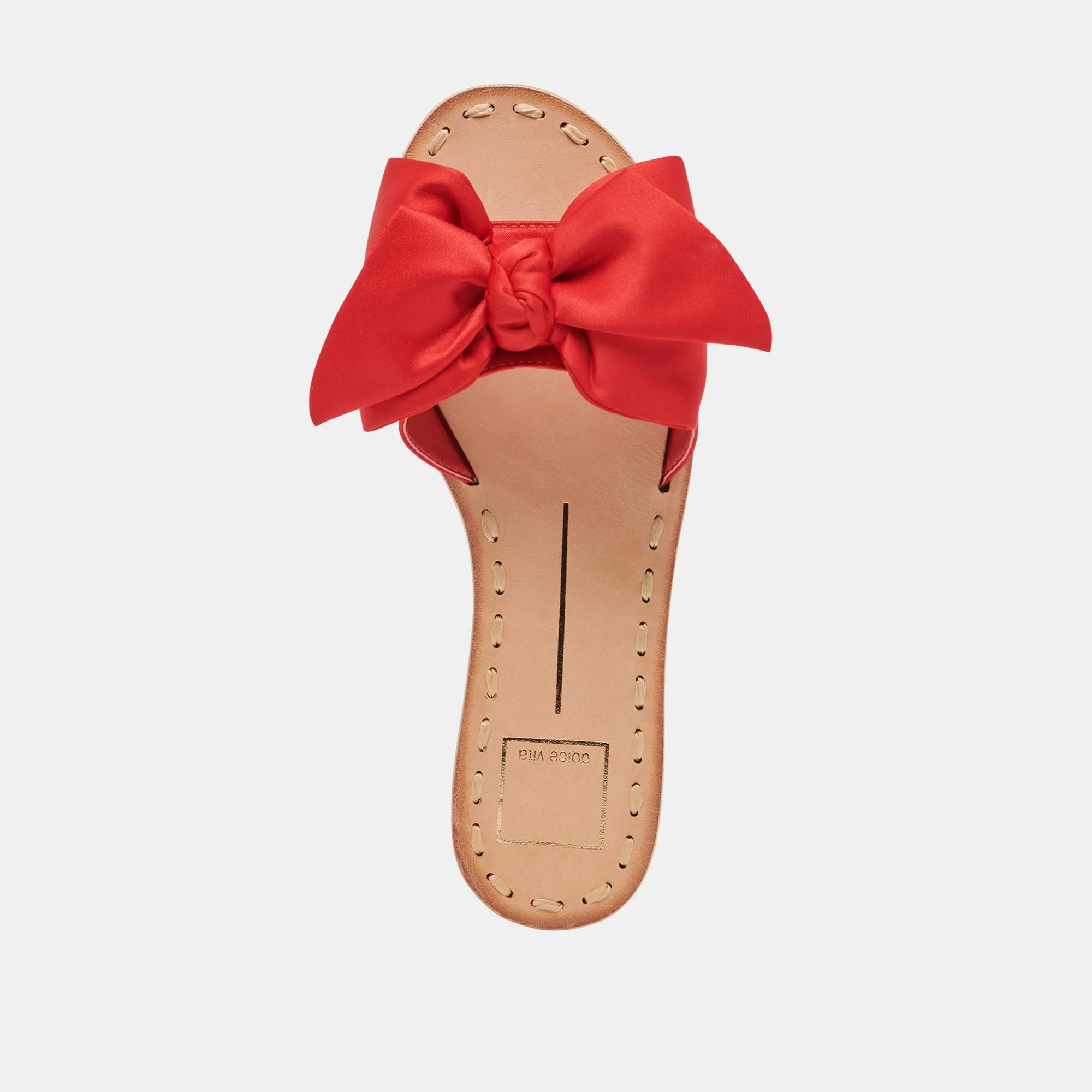 DARSEY SANDALETTEN ROTER SATIN