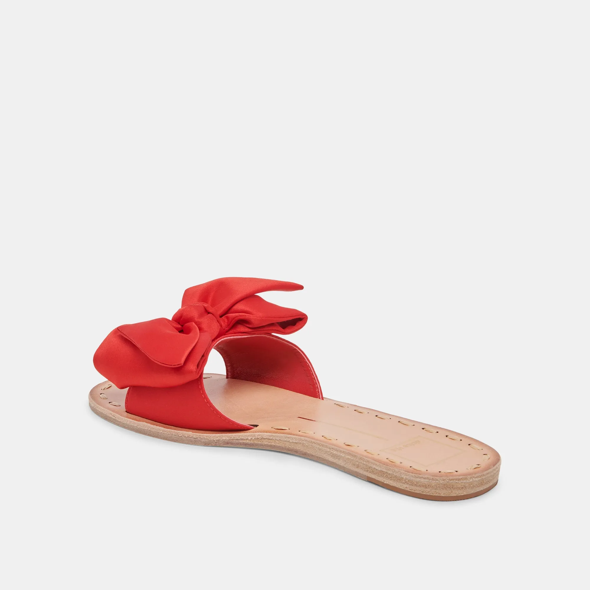 DARSEY SANDALETTEN ROTER SATIN