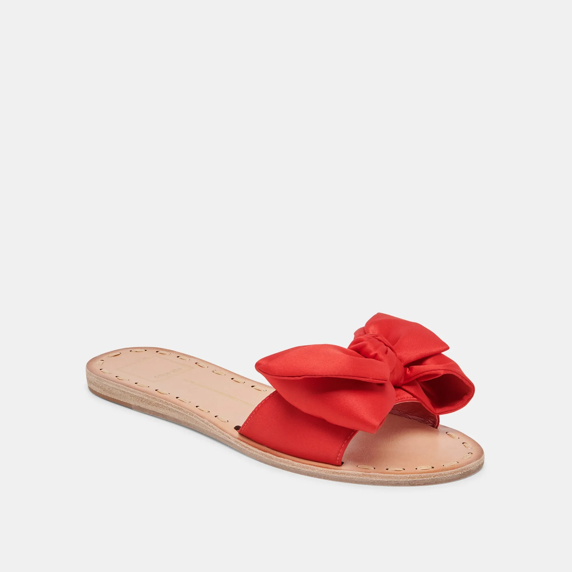 DARSEY SANDALETTEN ROTER SATIN