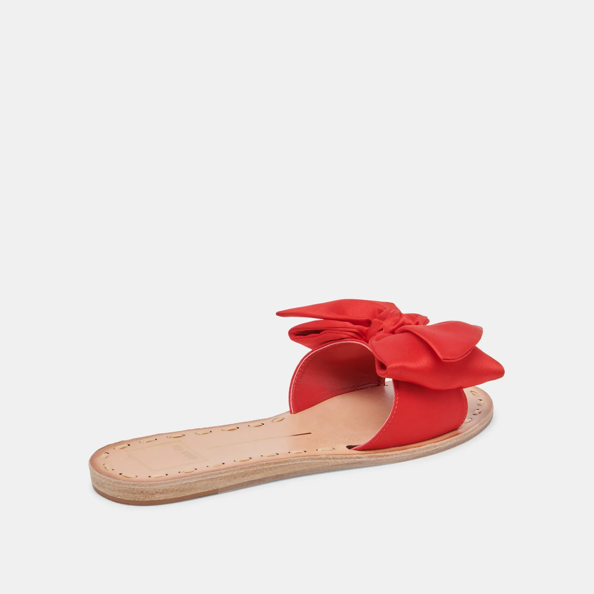 DARSEY SANDALETTEN ROTER SATIN