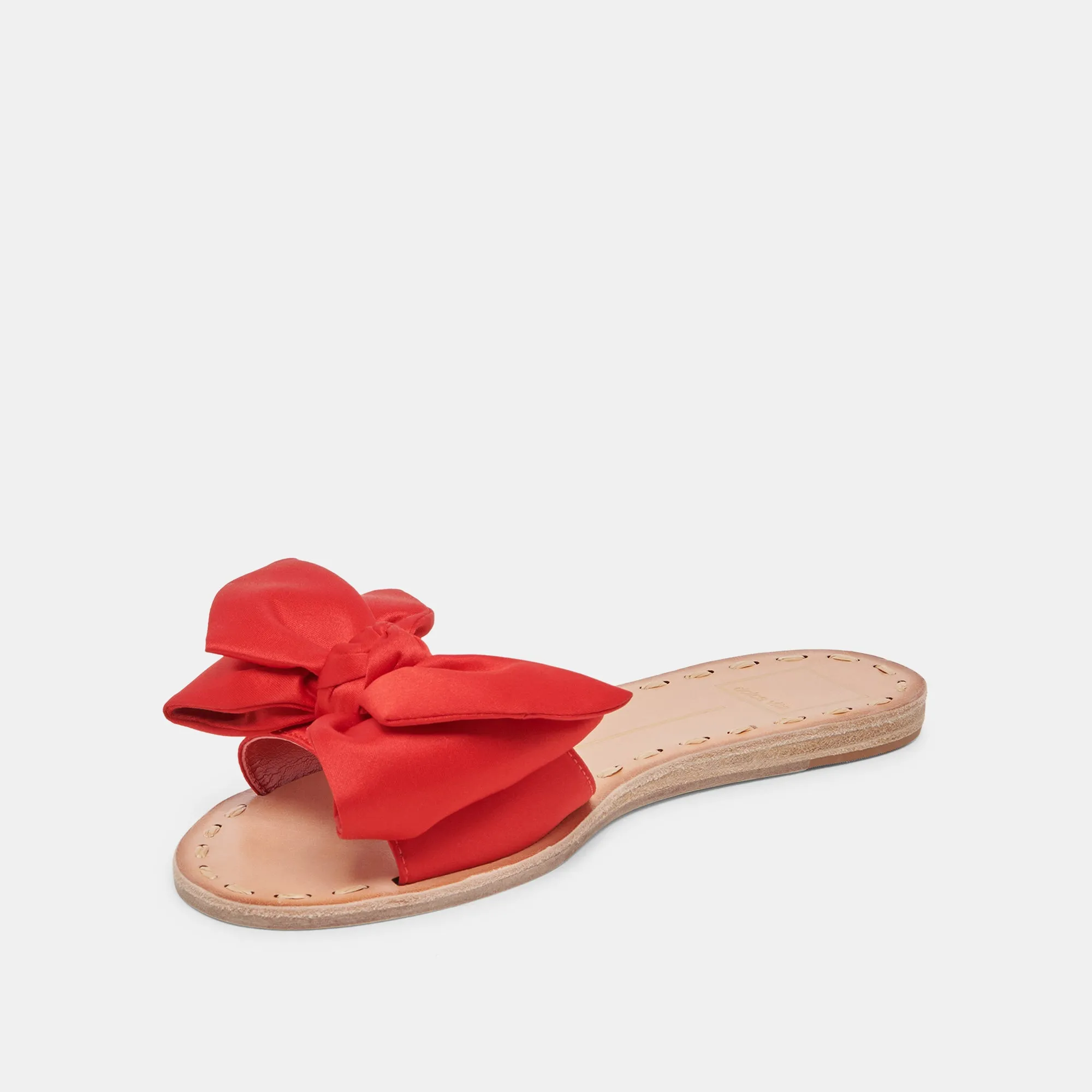 DARSEY SANDALETTEN ROTER SATIN