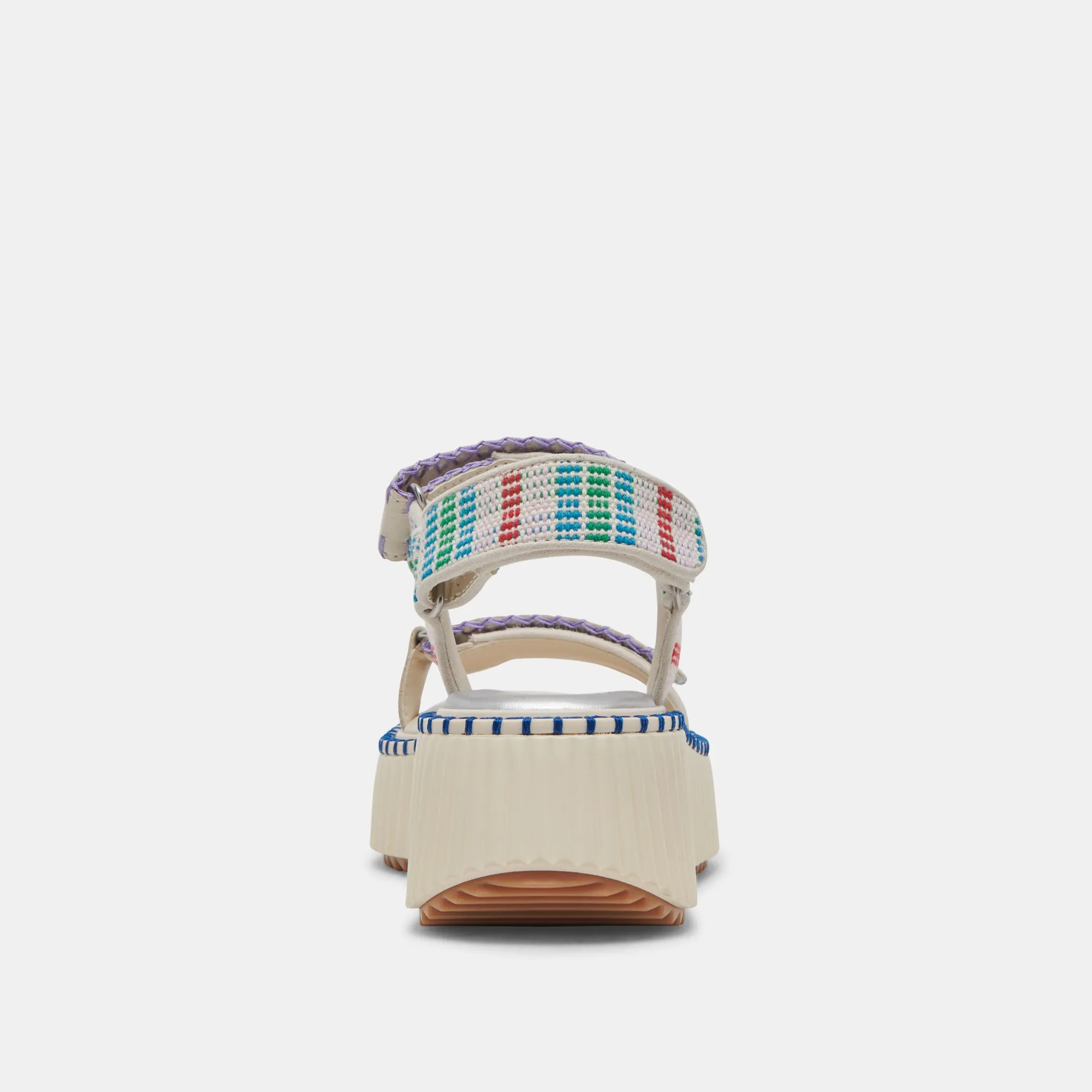 DEBRA SANDALEN ELFENBEIN MULTI NUBUCK