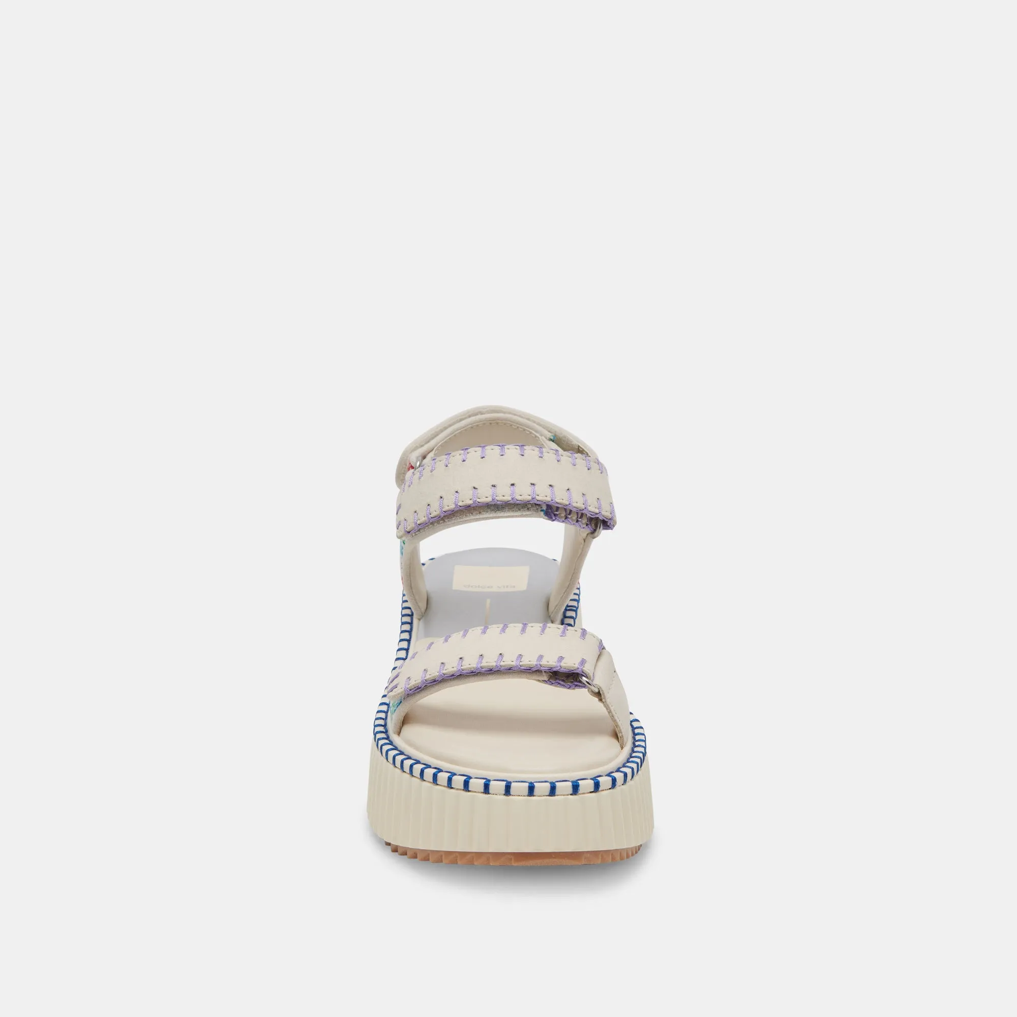 DEBRA SANDALEN ELFENBEIN MULTI NUBUCK