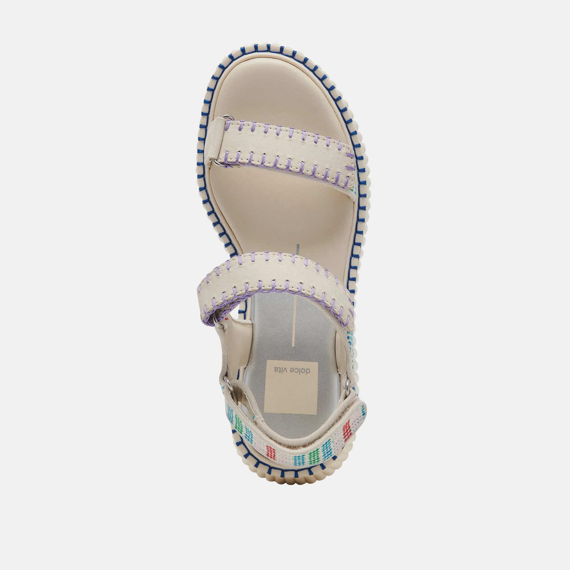 DEBRA SANDALEN ELFENBEIN MULTI NUBUCK