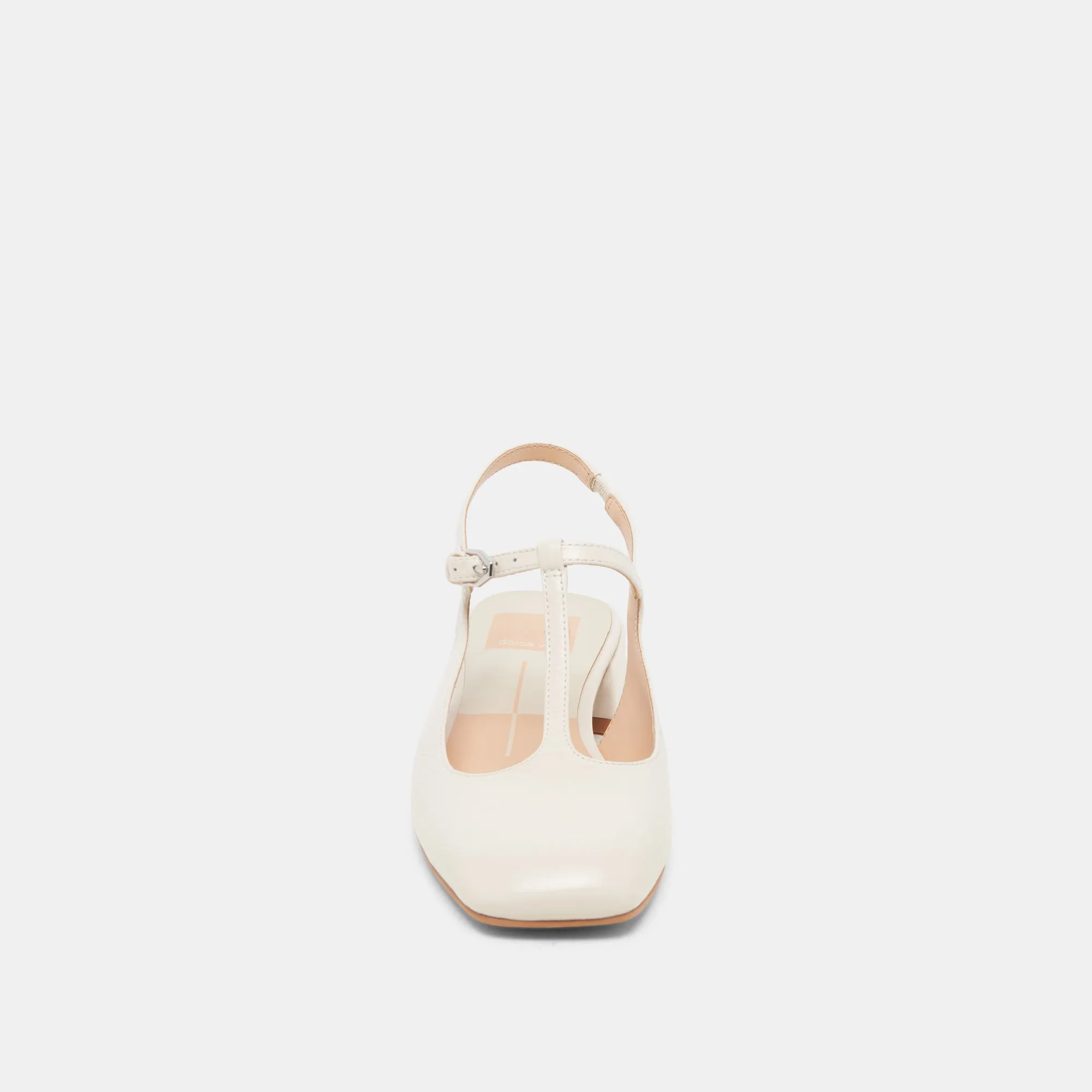 DEIDRA FLATS CREAM LEDER
