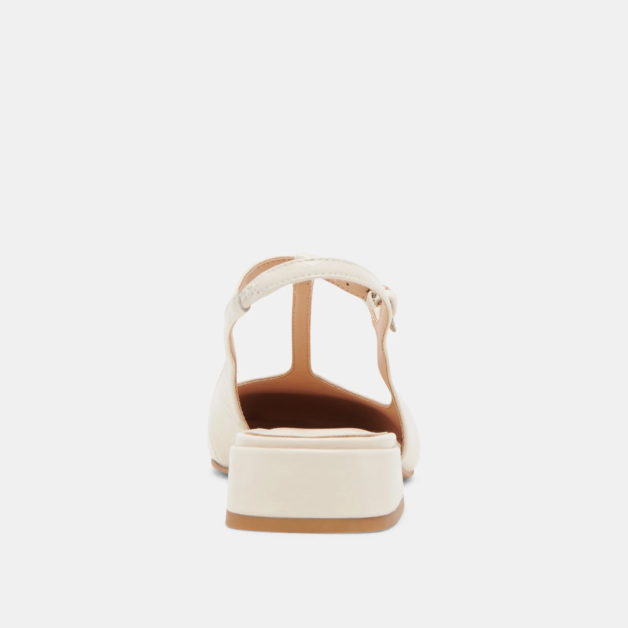 DEIDRA FLATS CREAM LEDER