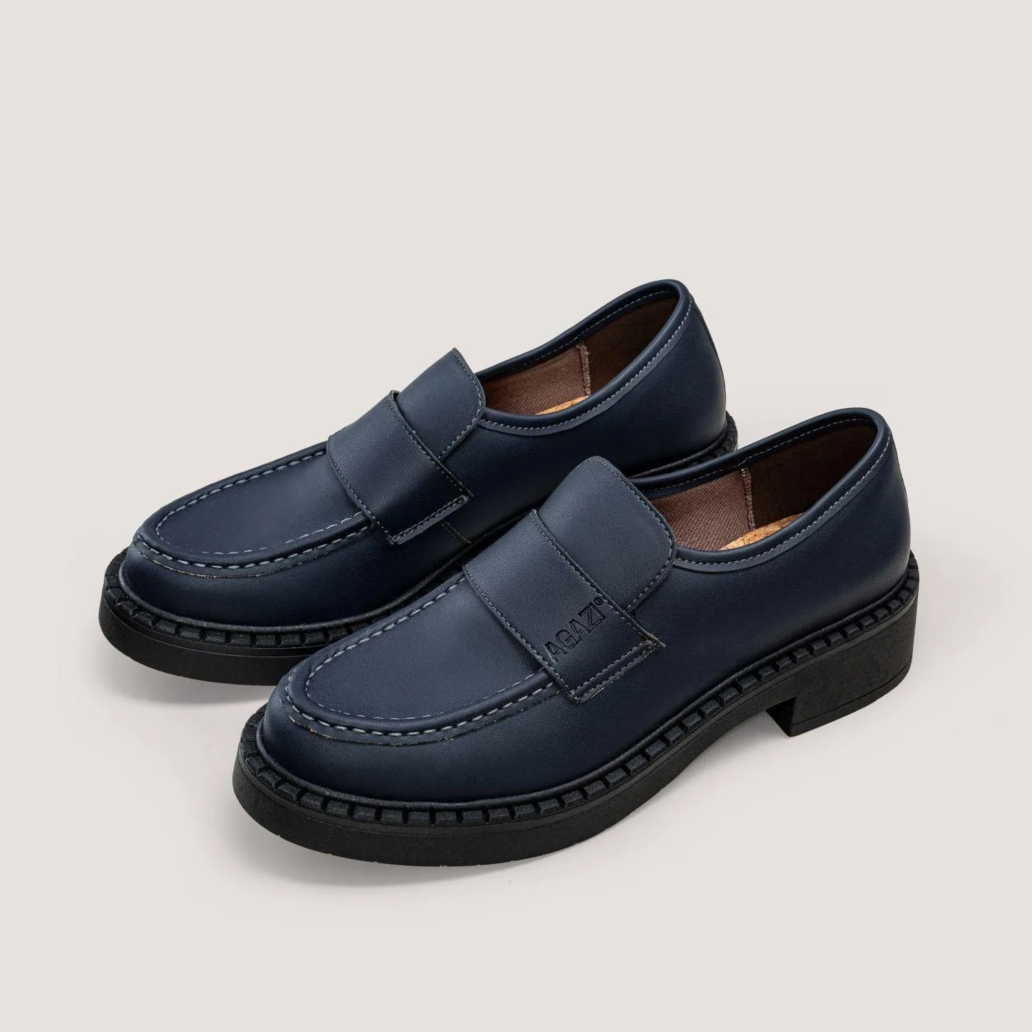 Diane Damen 3 in 1 Maisleder Vegane Loafers | Marineblau