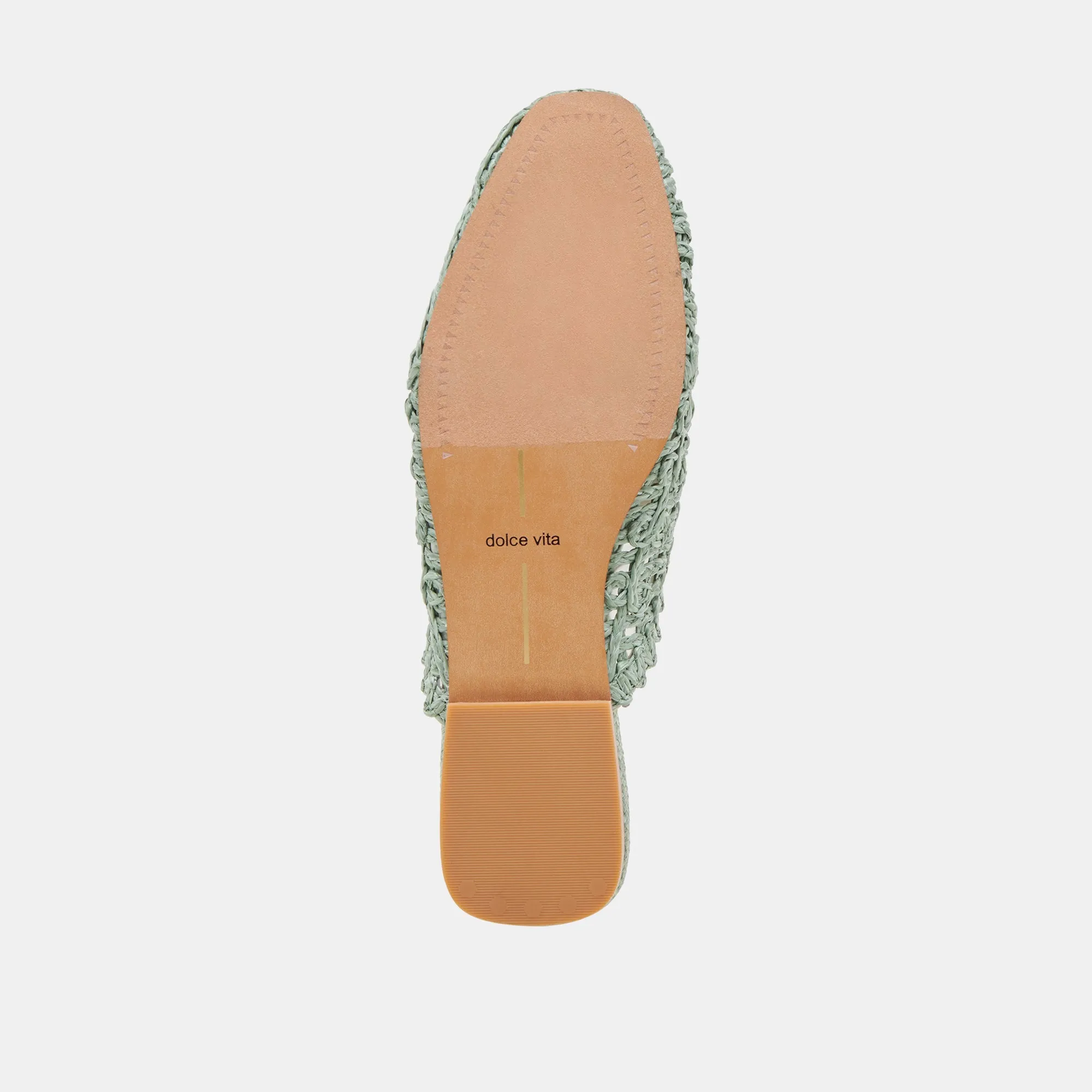DIYA FLATS HELLES SALBEIGRÜNES MAKRAMEE