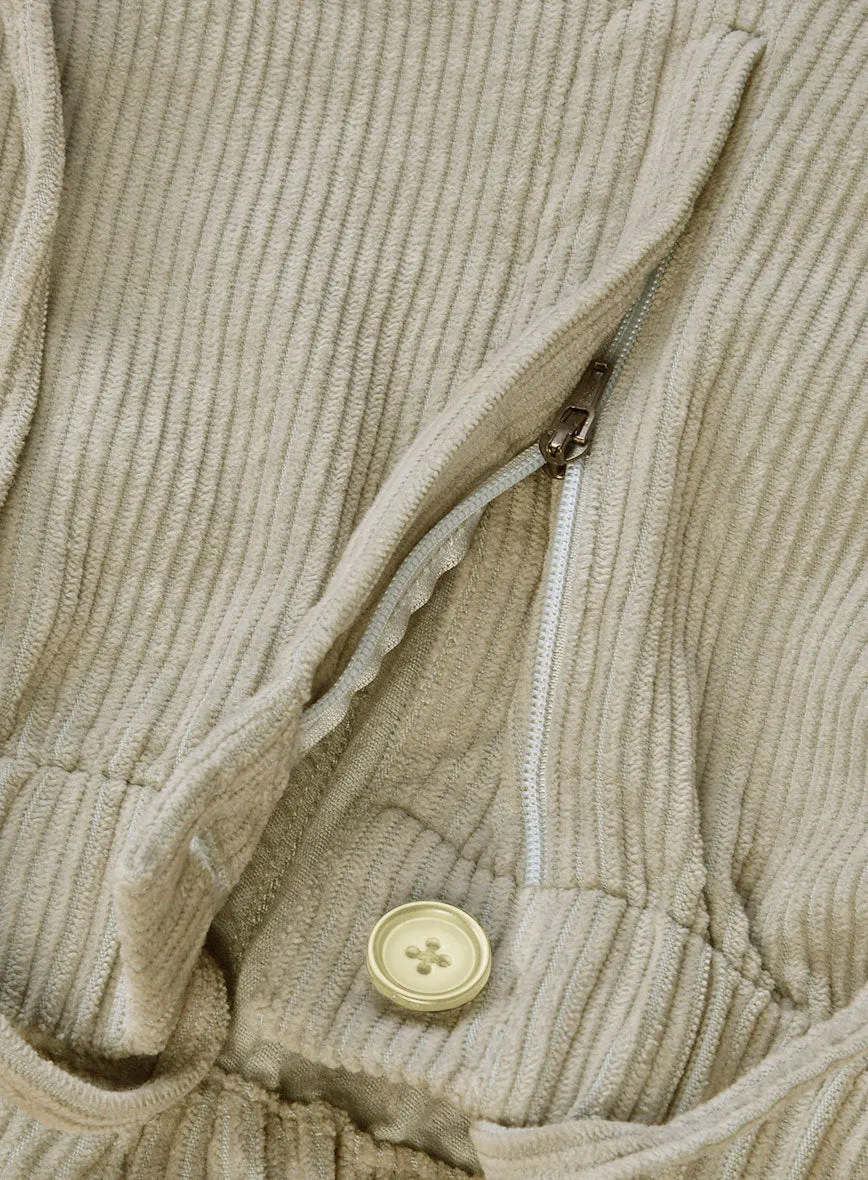 Einfache Hose Rehbraun Kord
