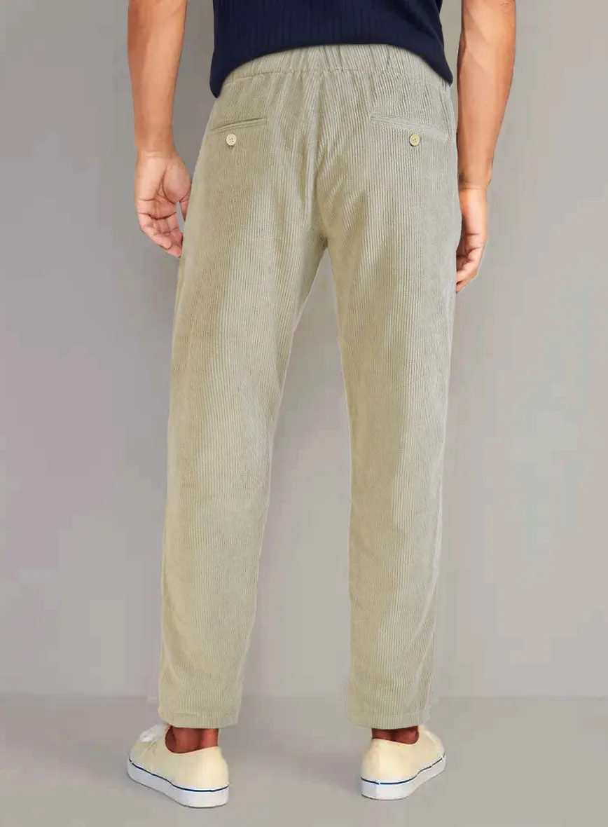 Einfache Hose Rehbraun Kord