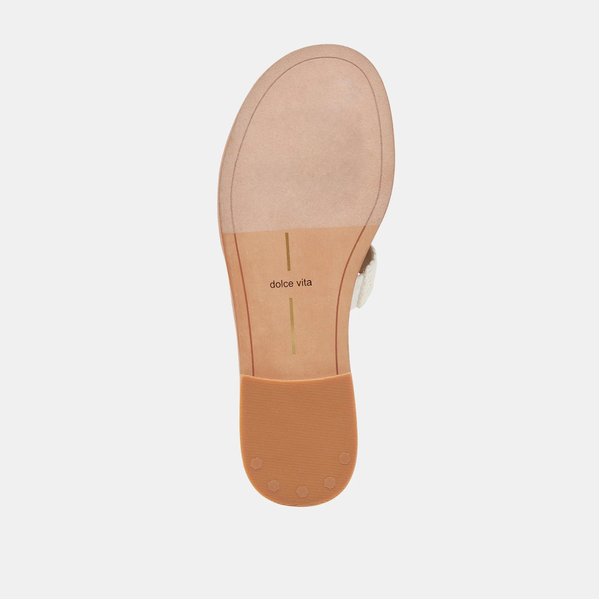 EMON SANDALEN WEIß RAFFIA